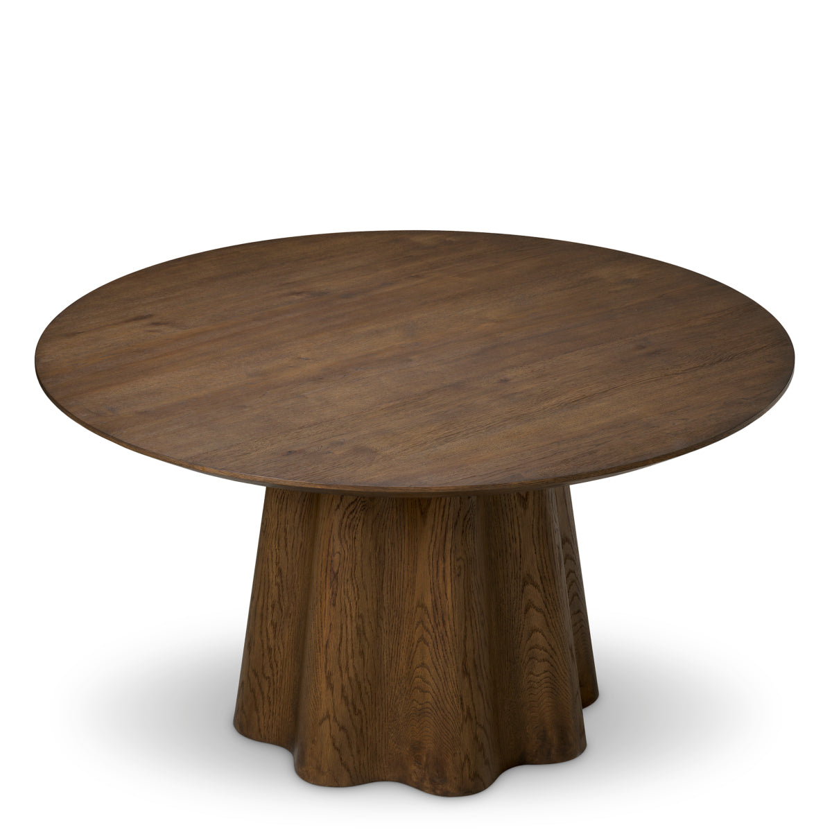 Dining Table Papyrus dark brown oak veneer