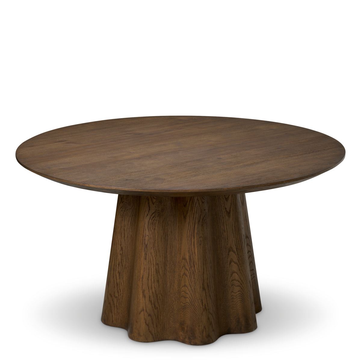 Dining Table Papyrus dark brown oak veneer