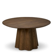 Dining Table Papyrus dark brown oak veneer
