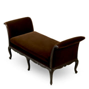 Bench Hampshire eucalyptus finish sonoma brown velvet