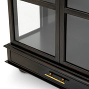 Cabinet Varick satin eucalyptus veneer
