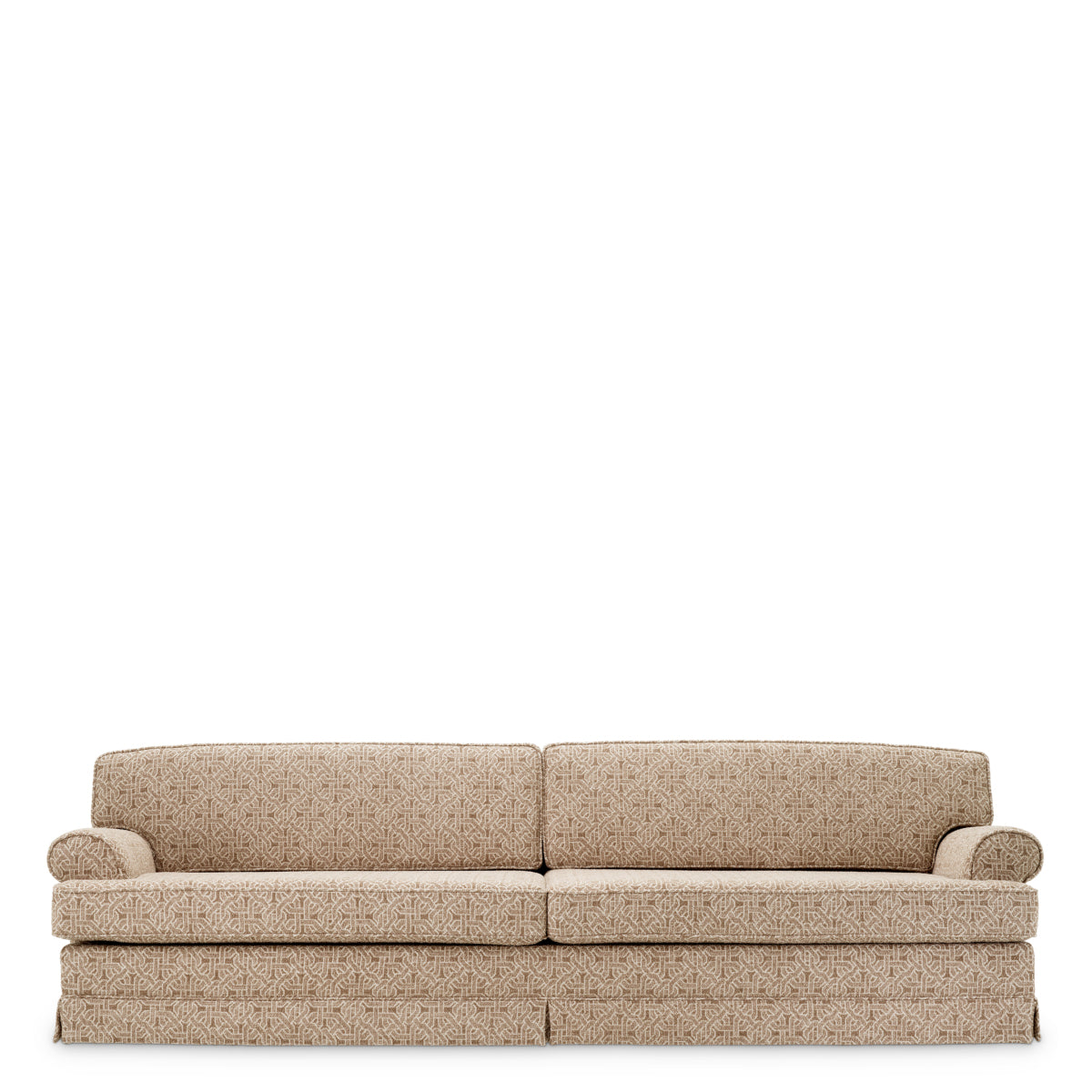 Sofa Madison frieze jacquard beige