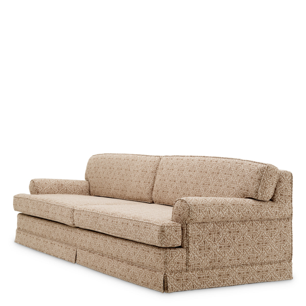 Sofa Madison frieze jacquard beige
