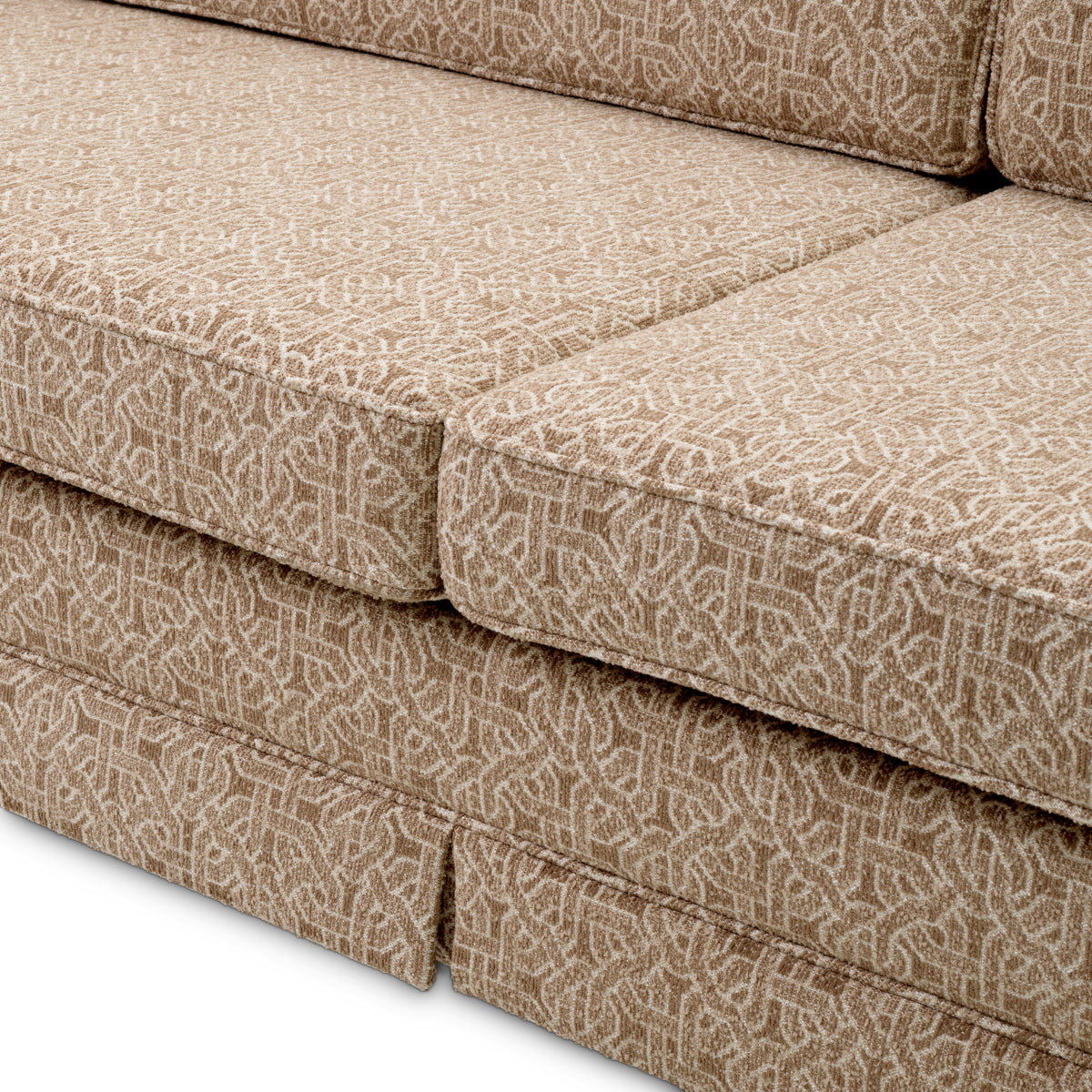 Sofa Madison frieze jacquard beige