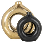 Vase Felice black