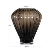 Vase Shani brown
