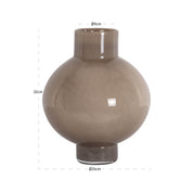 Vase Celina brown small