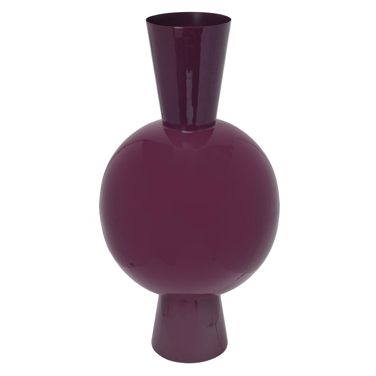 Vase Avine burgundy