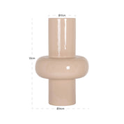 Vase Benice tapioca large