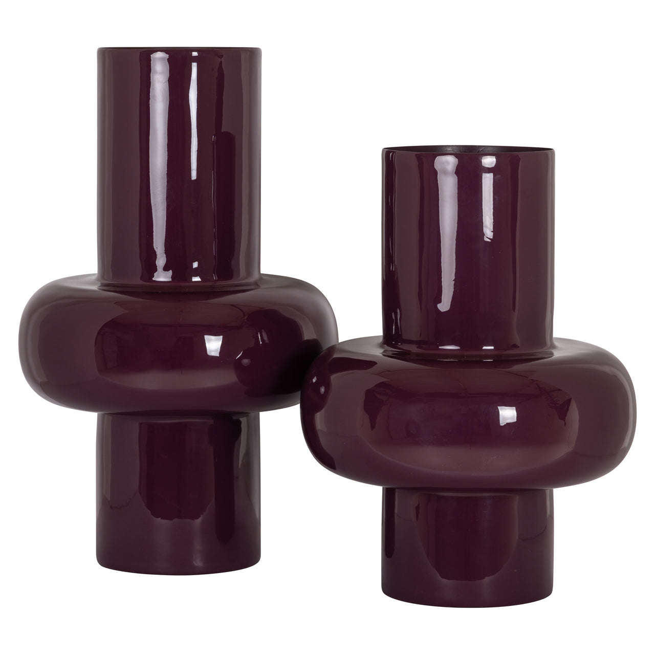 Vase Ashlyn burgundy small