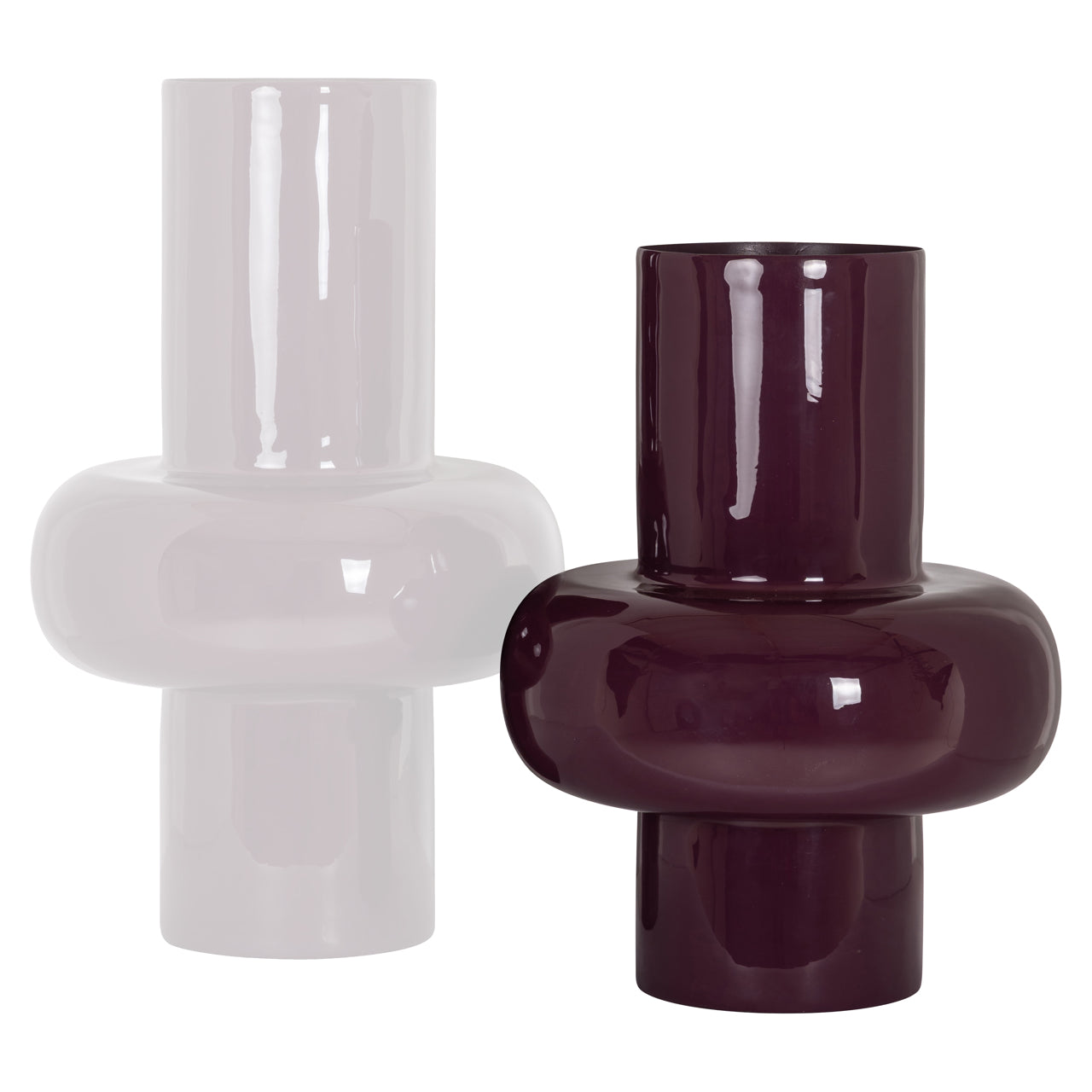 Vase Ashlyn burgundy small