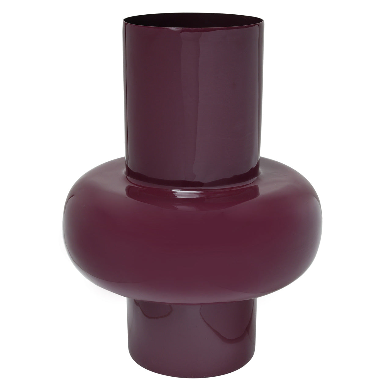 Vase Ashlyn burgundy small
