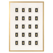 Wall art Bear black/gold