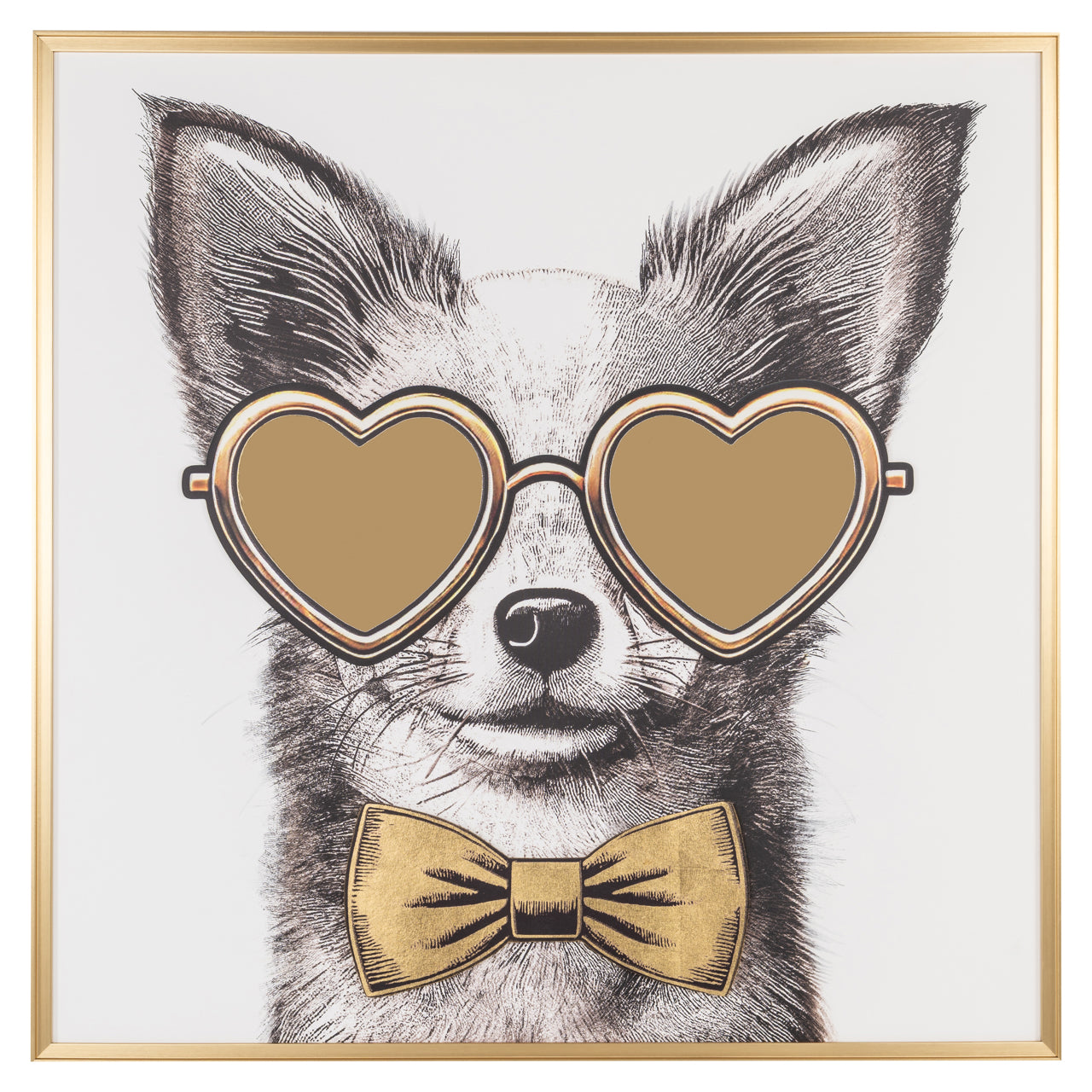 Wall art Bodhy black/gold