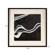 Wall art Jozra black/white