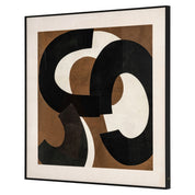 Wall art Euphoria brown right