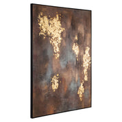 Wall art Golden gleam gold