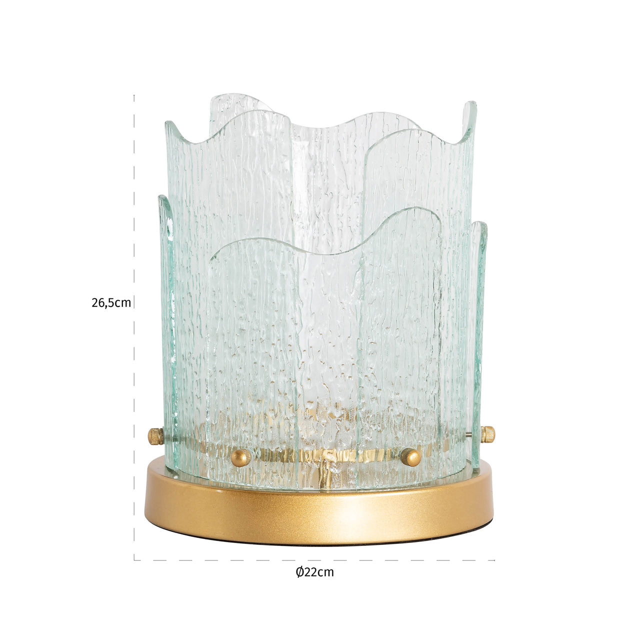 Hurricane light Danila gold small