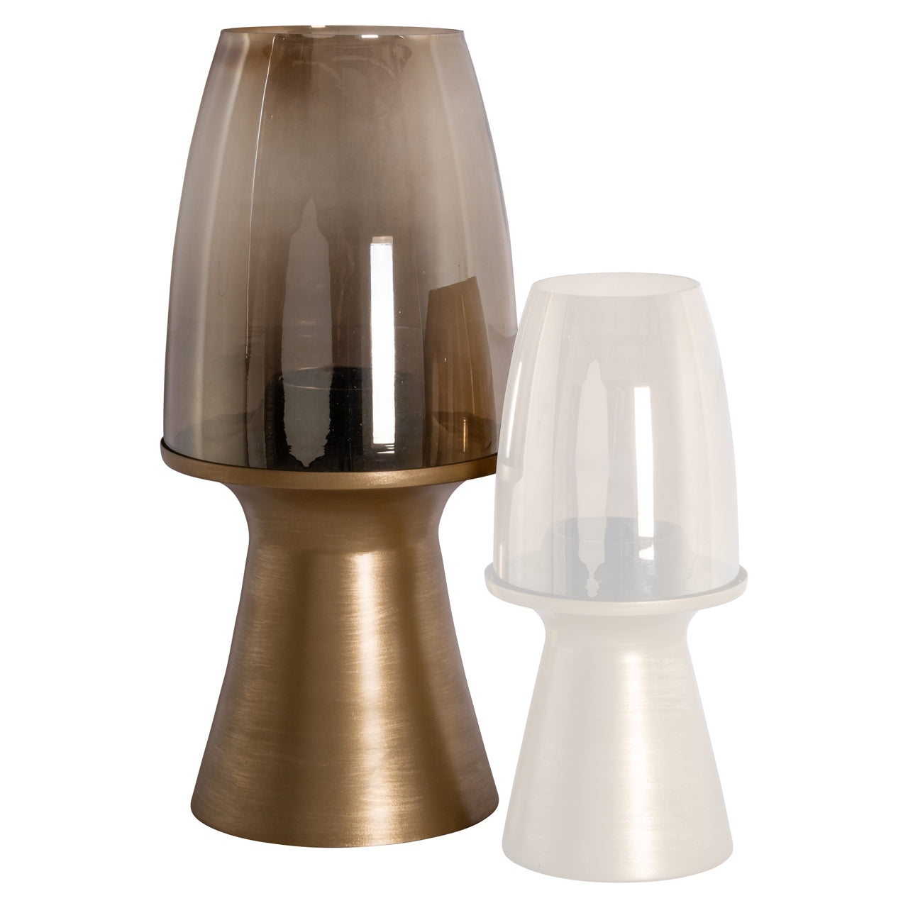 Hurricane light Danea brushed gold large