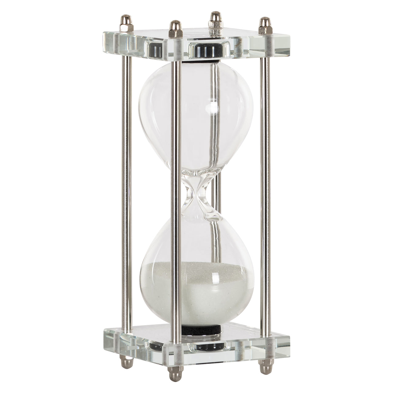 Decorative object Gigi white small hourglass