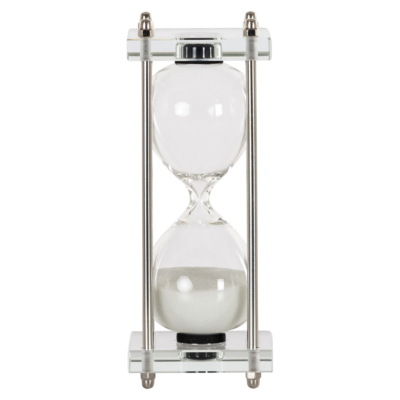 Decorative object Gigi white small hourglass