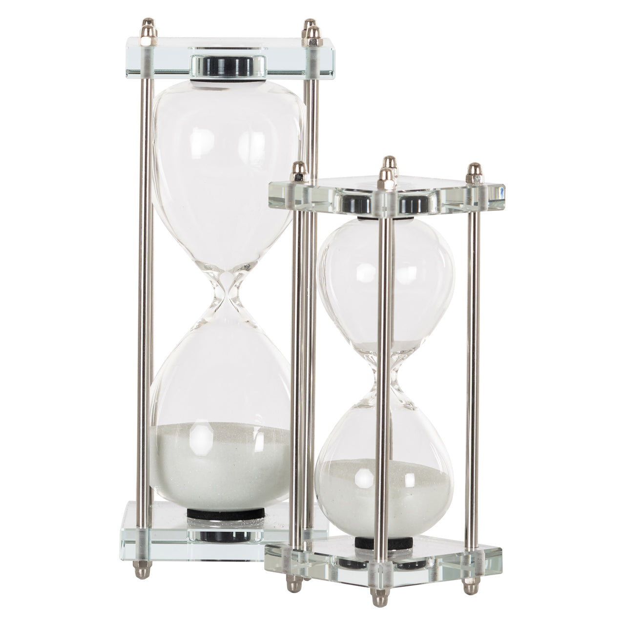 Decorative object Gigi white large hourglass