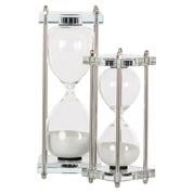 Decorative object Gigi white large hourglass
