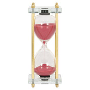 Decorative object Ziva pink hourglass