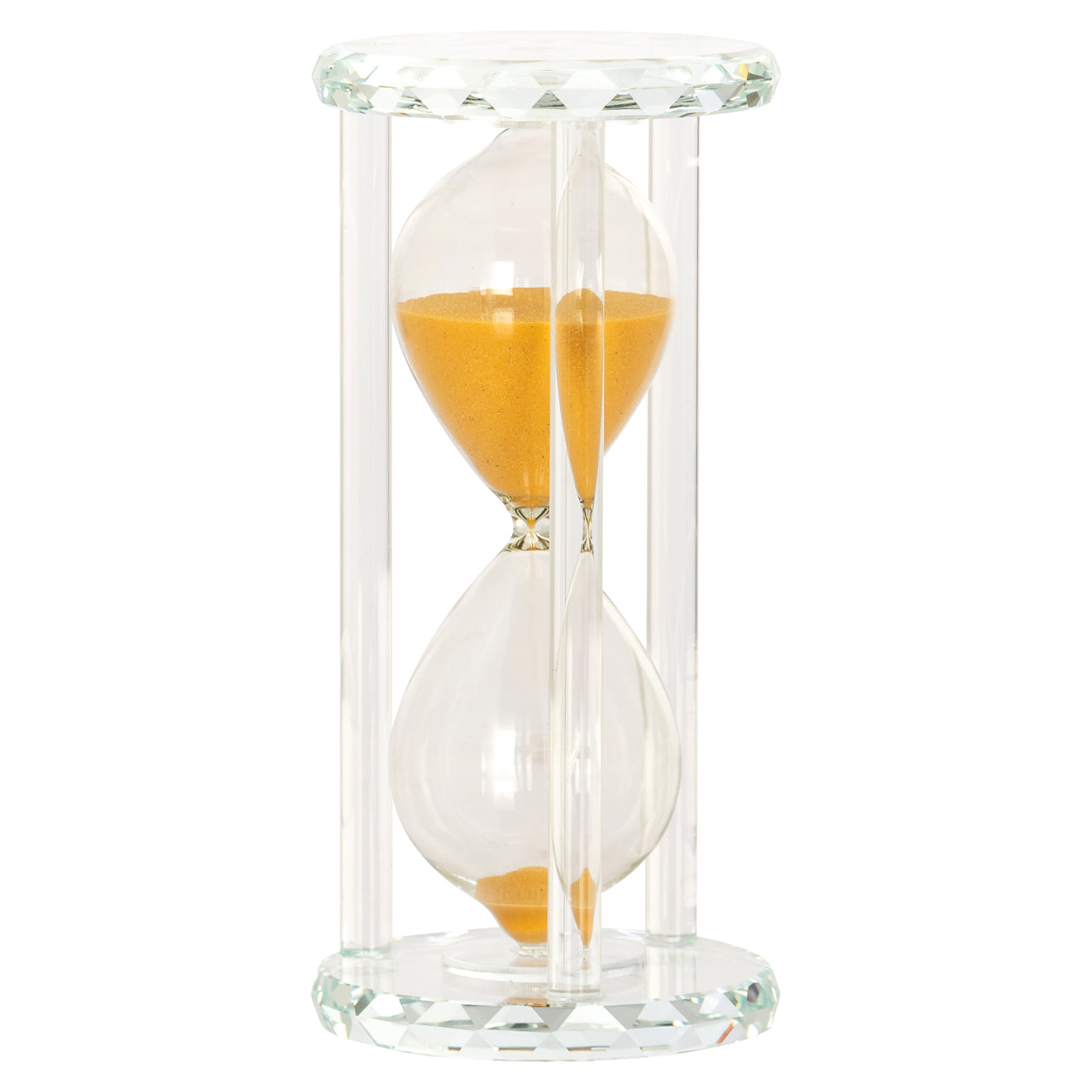Decorative object Zinia orange hourglass