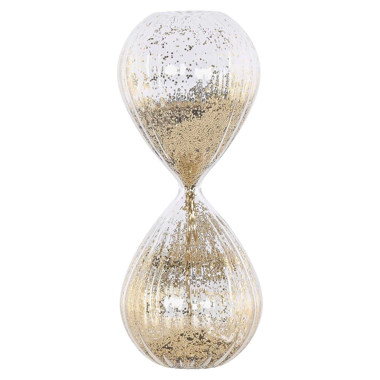 Decorative object Eila gold hourglass
