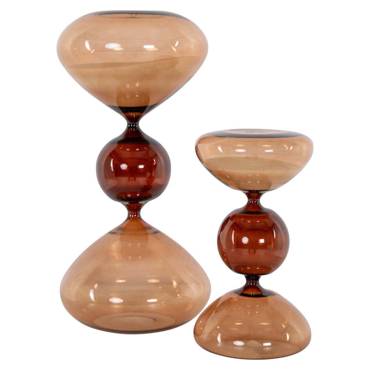 Decorative object Elba brown hourglass small