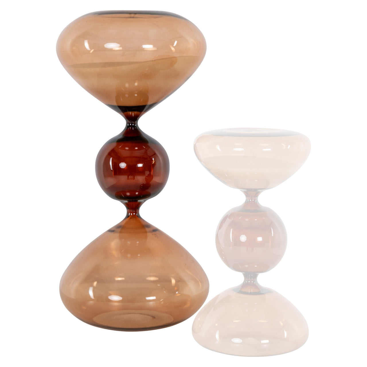 Decorative object Elba brown hourglass large