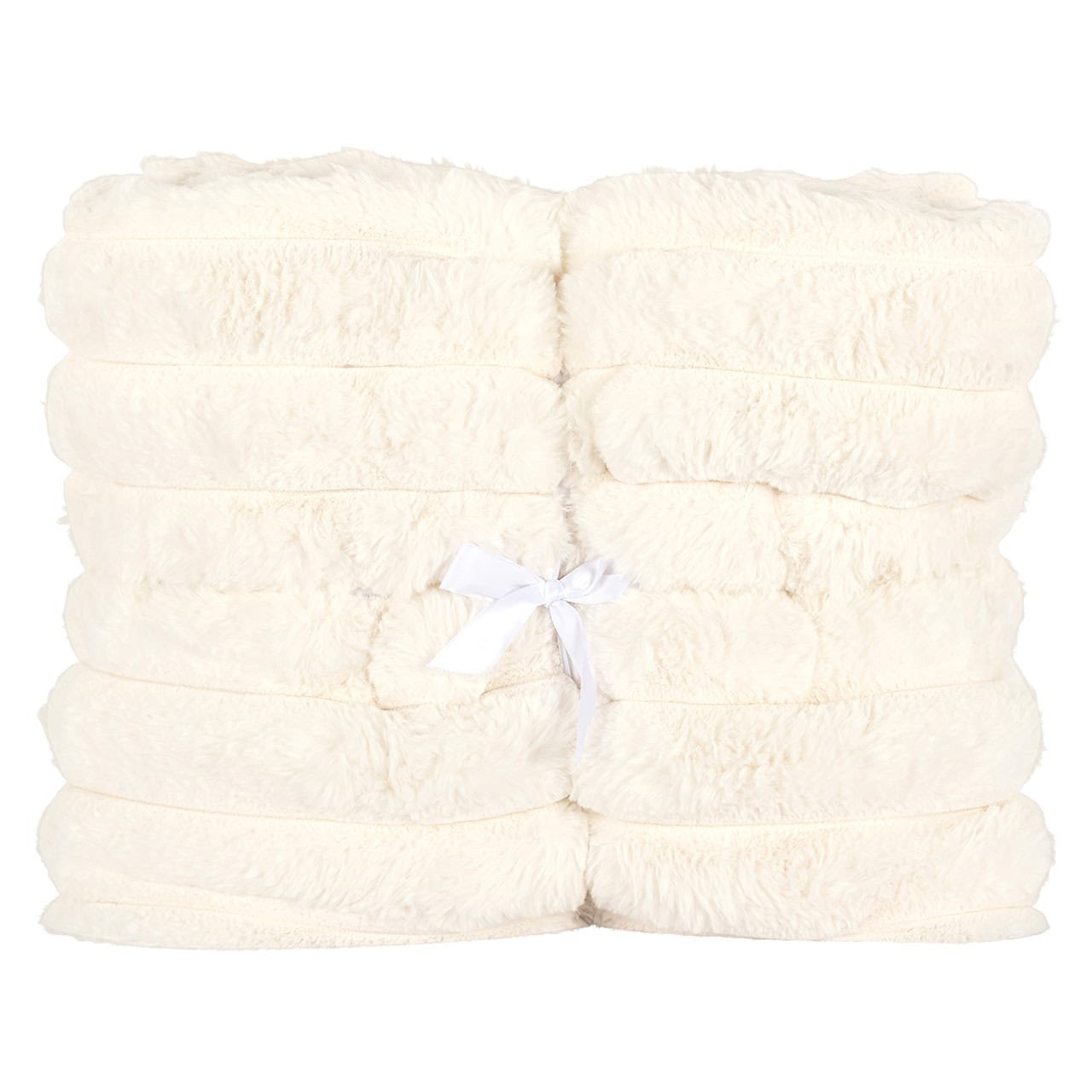 Furry blanket Amin (White)