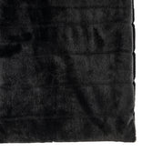 Furry blanket Katie (Black)