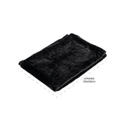 Furry blanket Katie (Black)
