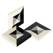 Posavasos Louel (negro/blanco)