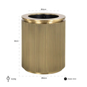 Planter Ironville 50Ø (Brushed Gold)
