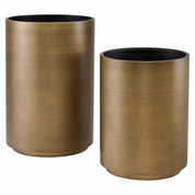 Jardinera Dira 50Ø (Oro cepillado)