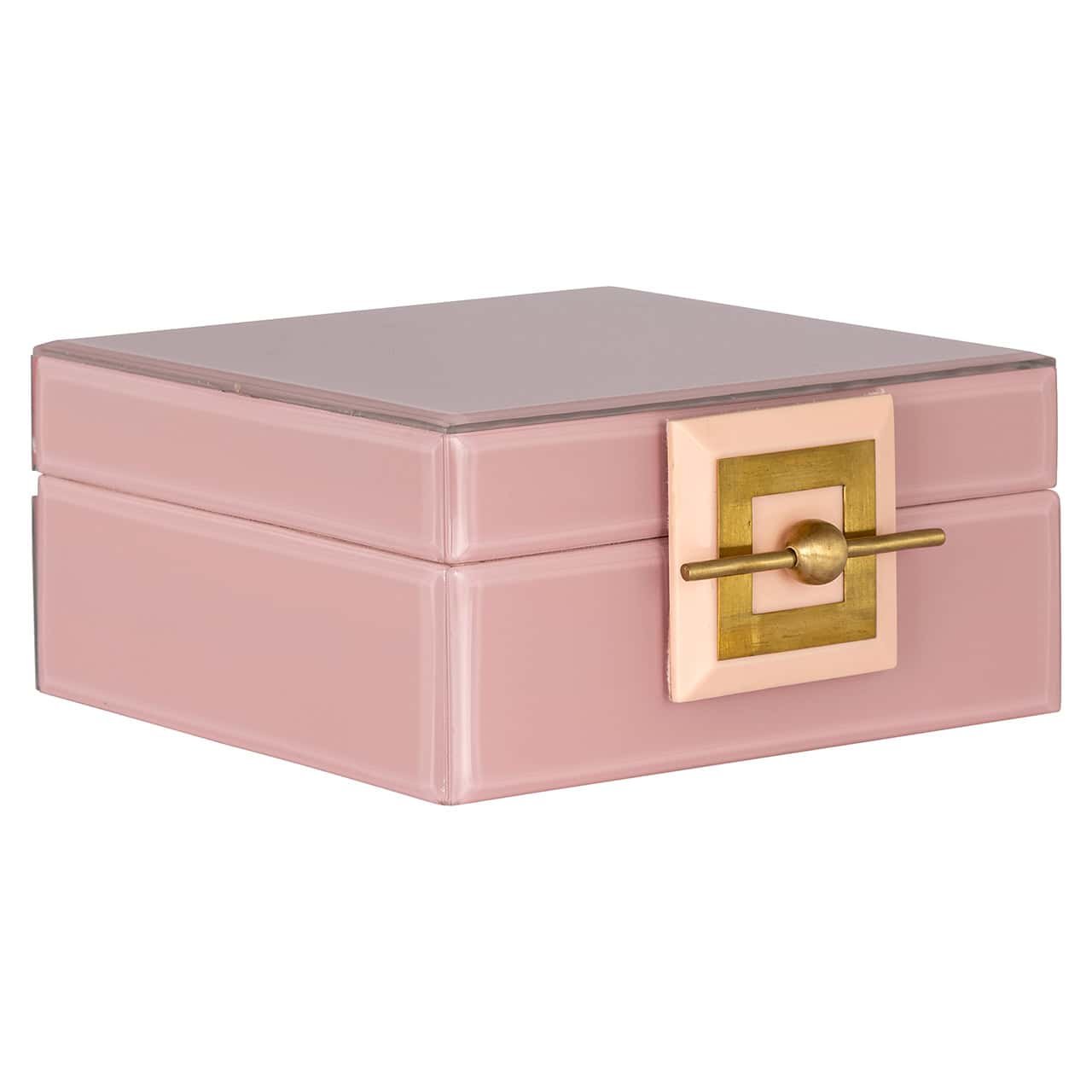 Caja de almacenamiento Bodine rosa pequeña