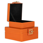 Caja de almacenamiento Bodine naranja grande