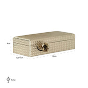 Storage box Trace small (Gold)