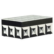 Caja de almacenamiento Licia (Negro/blanco)