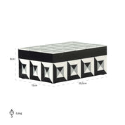 Caja de almacenamiento Licia (Negro/blanco)