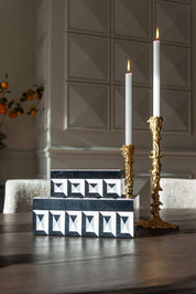 Caja de almacenamiento Licia (Negro/blanco)