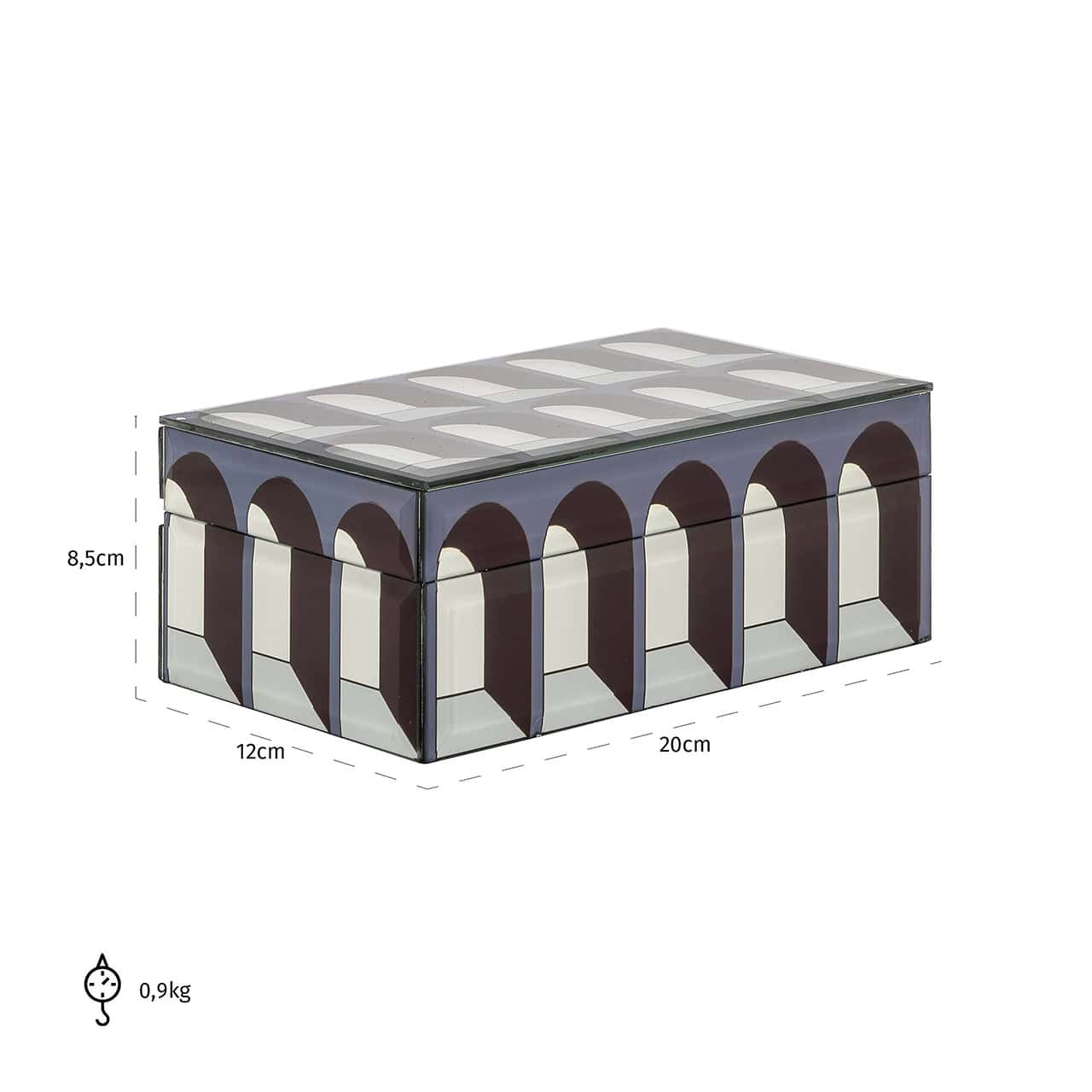 Storage box Vaya small (Black)