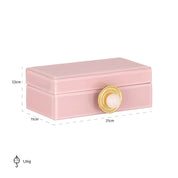 Caja de almacenamiento Jamila pequeña (Rosa)