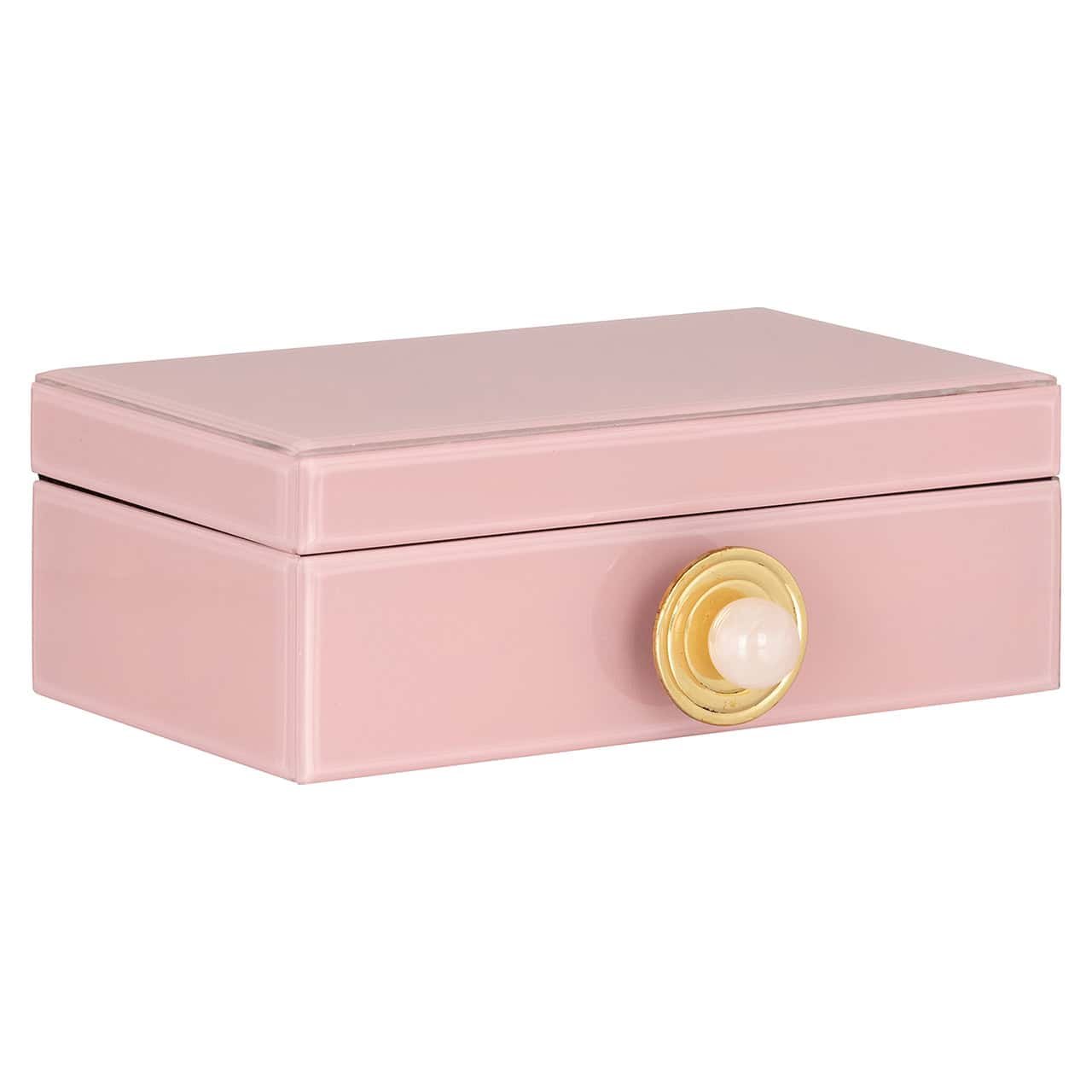 Caja de almacenamiento Jamila grande (rosa)