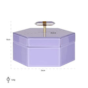 Storage box Jutta big (Purple)