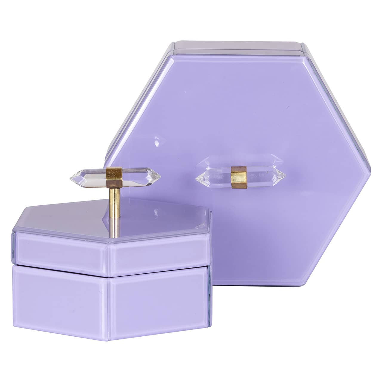 Storage box Jutta big (Purple)