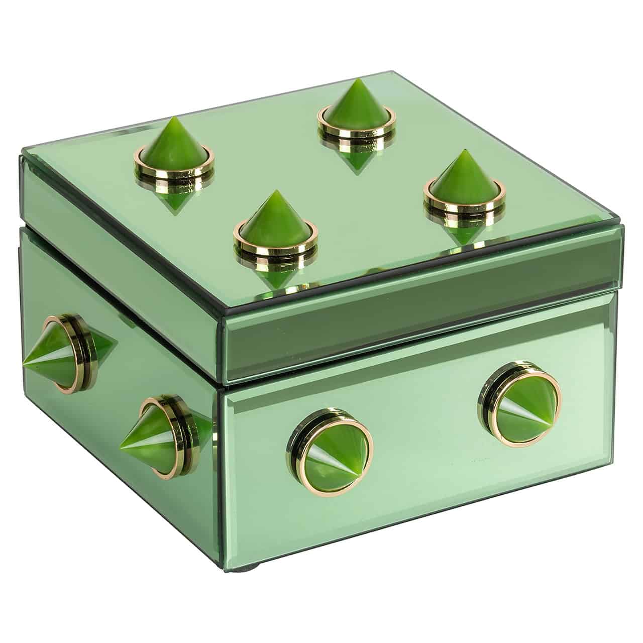 Caja de almacenamiento Jelia verde (Verde)